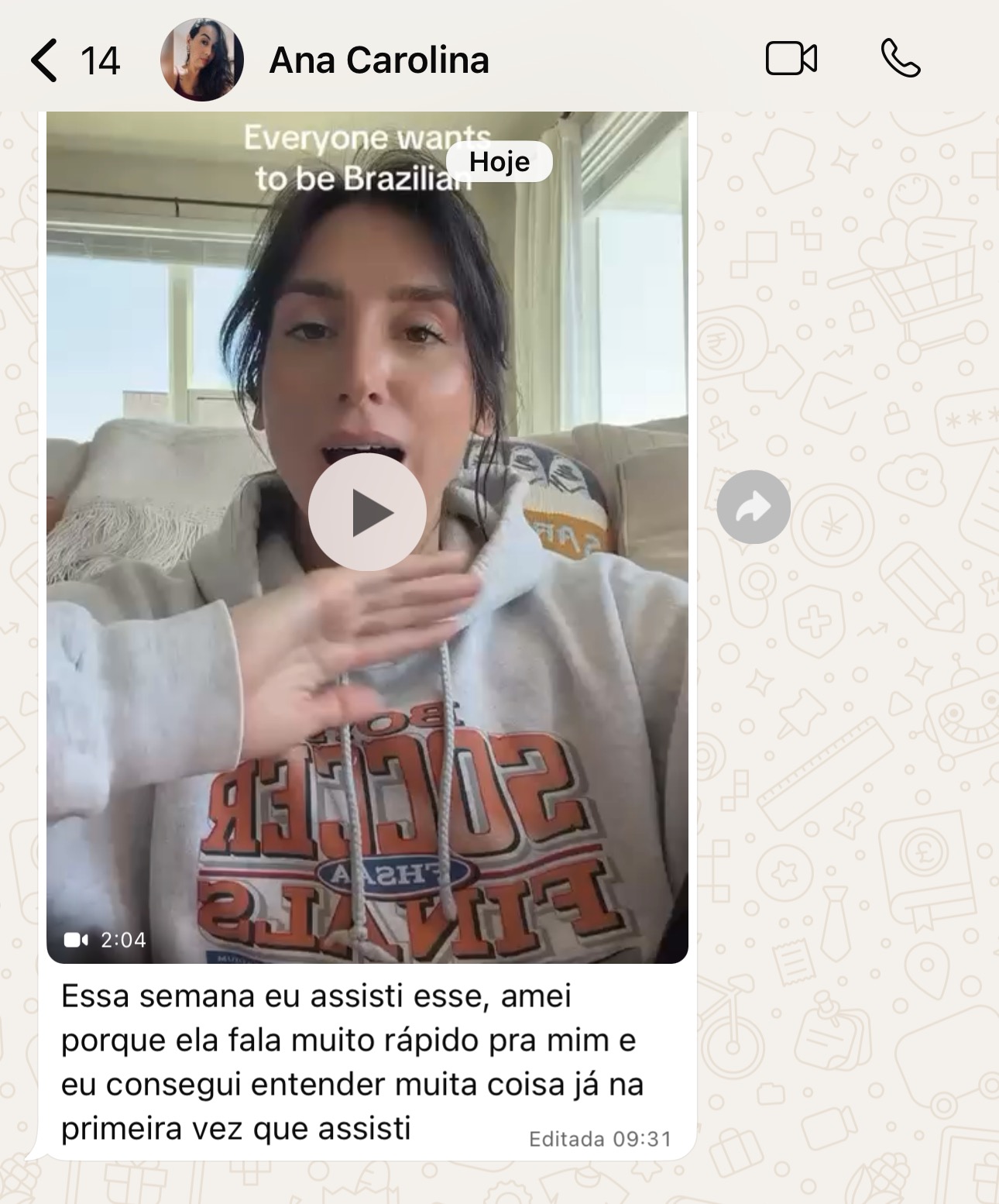 Depoimento de Ana Carolina